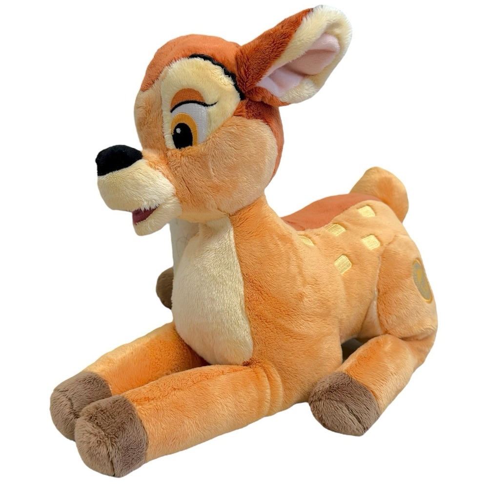 Disney‎ Store Authentic Original Bambi Deer Baby Plush Toy Stuffed Animal 14"